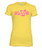 Aloha OH Ladies Fitted Tee Yellow w/Pink Logo