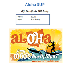 Gift Certificate SUP Party