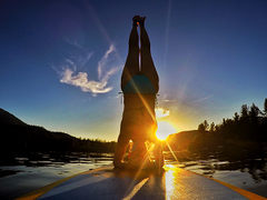 SUP Yoga at Hoover Family Park